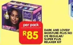 Shoprite Dark and lovely moisture plus no lye regular/ super plus relaxer kit offer
