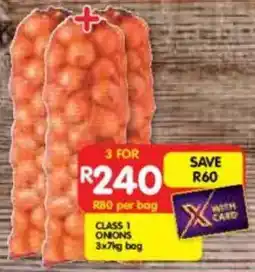 Shoprite Class 1 Onions offer