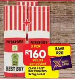 Shoprite Class 1 Best Buy Potatoes offer