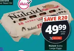 Checkers Nulaid Extra Large Eggs offer