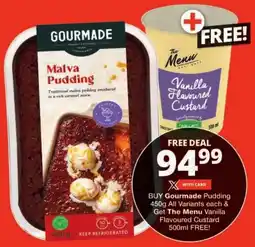 Checkers Gourmade Pudding All Variants offer