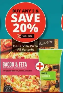Checkers Bella Vita Pizza All Variants offer