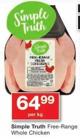 Checkers Simple Truth Free-Range Whole Chicken offer