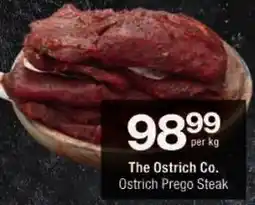 Checkers The Ostrich Co. Ostrich Prego Steak offer