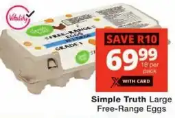 Checkers Simple Truth Large Free-Range Eggs offer