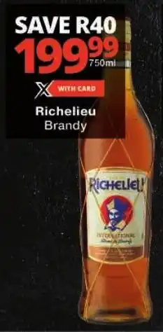 Checkers Richelieu Brandy offer