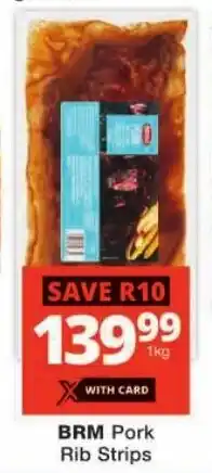 Checkers BRM Pork Rib Strips offer