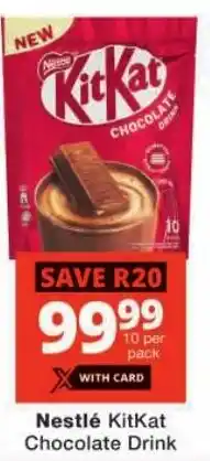 Checkers Nestlé KitKat Chocolate Drink offer