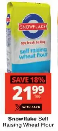Checkers Snowflake Self Raising Wheat Flour offer