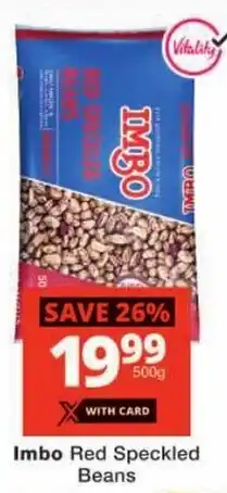 Checkers Imbo Red Speckled Beans offer
