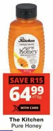 Checkers The Kitchen Pure Honey offer