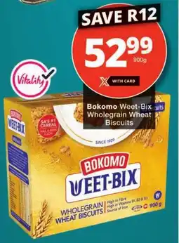 Checkers Bokomo Weet-Bix Wholegrain Wheat Biscuits offer