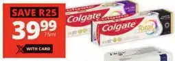 Checkers Colgate Total Toothpaste Range All Variants offer