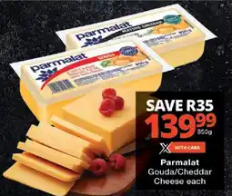 Checkers Parmalat Gouda/ Cheddar Cheese offer