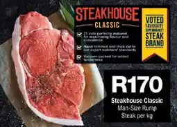 Checkers Steakhouse Classic Man-Size Rump Steak offer
