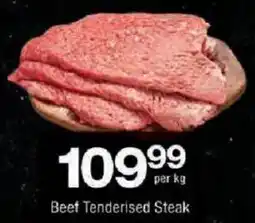 Checkers Beef Tenderised Steak offer