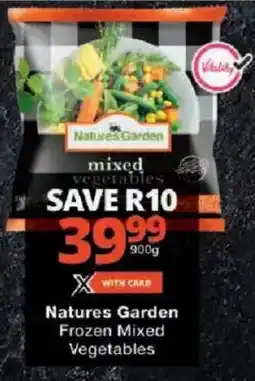 Checkers Natures Garden Frozen Mixed Vegetables offer