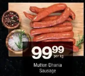 Checkers Mutton Dhania Sausage offer