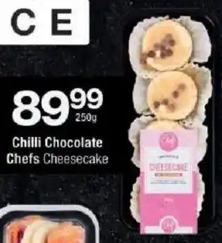 Checkers Chilli Chocolate Chefs Cheesecake offer