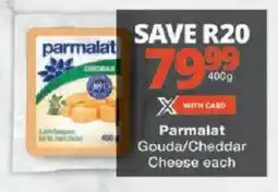 Checkers Parmalat Gouda/ Cheddar Cheese offer