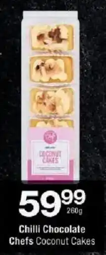 Checkers Chilli Chocolate Chefs Coconut Cakes offer