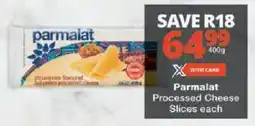 Checkers Parmalat Processed Cheese Slices offer