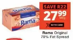 Checkers Rama Original 70% Fat Spread offer