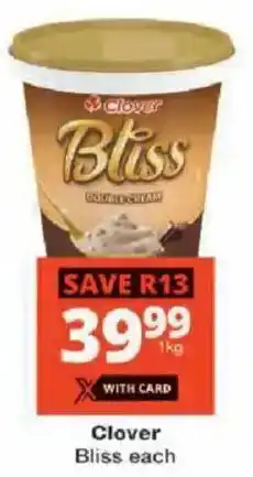 Checkers Clover Bliss offer