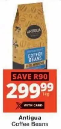 Checkers Antigua Coffee Beans offer