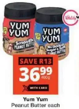 Checkers Yum Yum Peanut Butter offer
