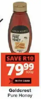 Checkers Goldcrest Pure Honey offer