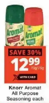 Checkers Knorr Aromat All Purpose Seasoning offer