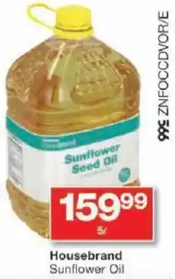 Checkers Housebrand Sunflower Oil offer
