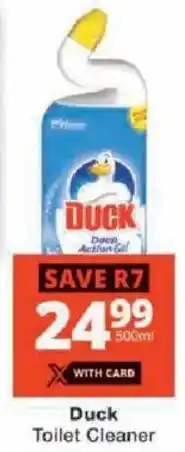 Checkers Duck Toilet Cleaner offer