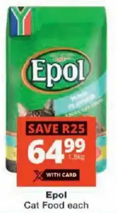 Checkers Epol Cat Food offer