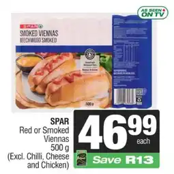 SuperSpar SPAR Red or Smoked Viennas offer