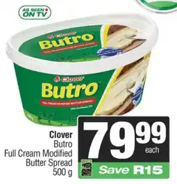 SuperSpar Clover Butro Full Cream Modified Butter Spread offer