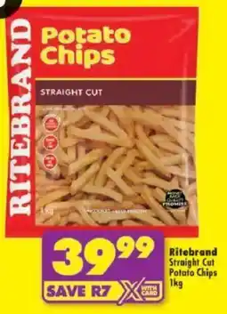 Shoprite Ritebrand Straight Cut Potato Chips offer
