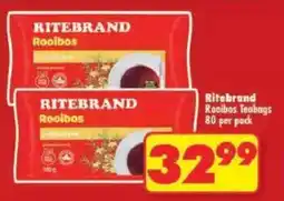 Shoprite Ritebrand Rooibos Teabags offer