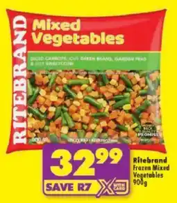 Shoprite Ritebrand Frozen Mixed Vegetables offer