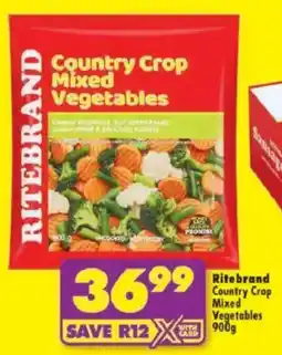 Shoprite Ritebrand Country Crop Mixed Vegetables offer