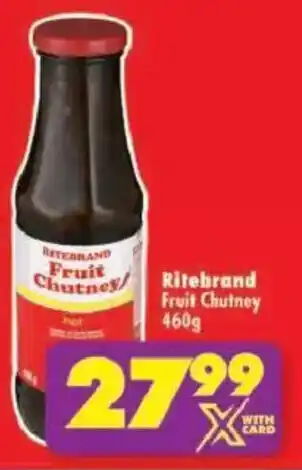 Shoprite Ritebrand Fruit Chutney offer