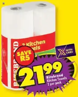 Shoprite Ritebrand Kitchen Towels offer