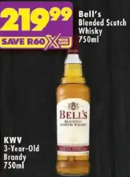 Shoprite Bell's Blended Scotch Whisky offer
