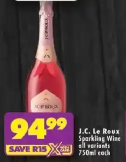 Shoprite J.C. Le Roux Sparkling Wine offer