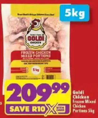 Shoprite Goldi Chicken Frozen Mixed Chicken Portions offer