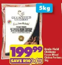 Shoprite Grain Field Chickens Frozen Mixed Chicken Portions offer