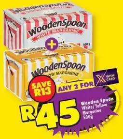 Shoprite Wooden Spoon White/ Yellow Margarine offer