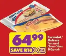 Shoprite Parmalat/ Melrose Processed Cheese Slices offer