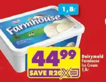 Shoprite Dairymaid Farmhouse Ice Cream offer